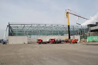 Nieuwbouw AVR overslagloods Rozenburg